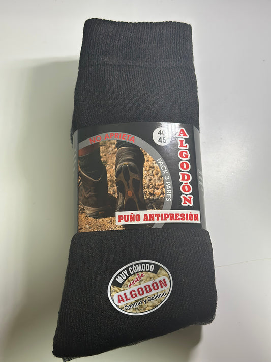 Calcetines de algodón pack 3 unidades