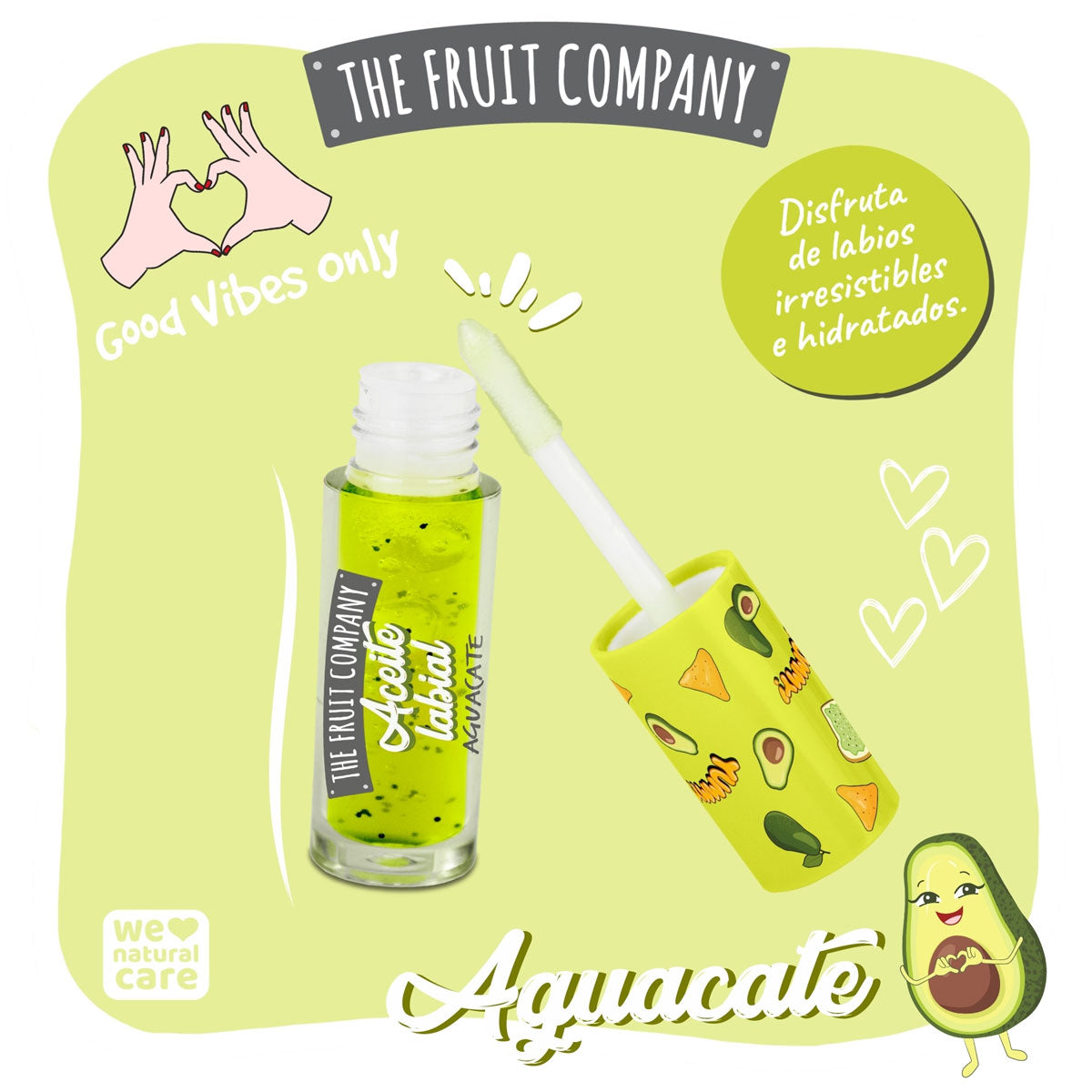 ACEITE LABIAL THE FRUIT COMPANY AGUACATE