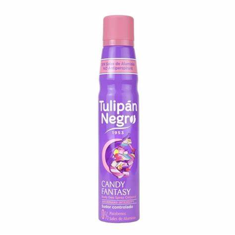 DESODORANTE EN SPRAY TULIPAN NEGRO CANDY FANTASY