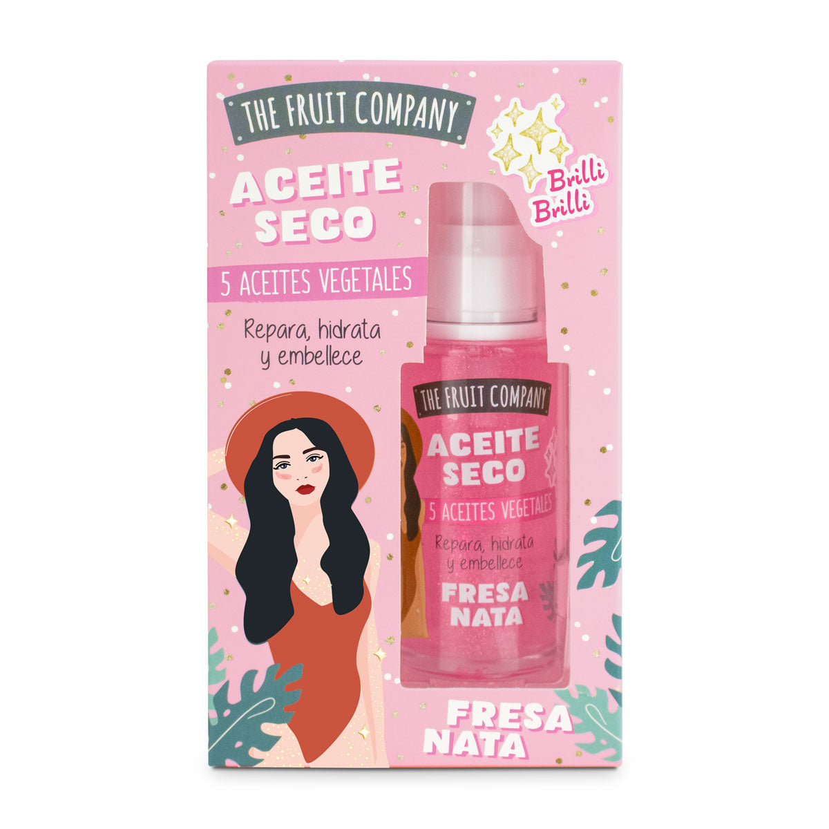 ACEITE EN SECO 50 ML THE FRUIT COMPANY FRESA Y NATA