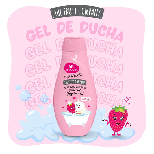 GEL DE DUCHA THE FRUIT COMPANY 600 ML FRESA Y NATA