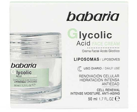 CREMA FACIAL BABARIA GLYCOLIC ACID