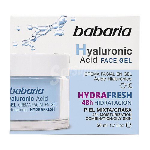 CREMA FACIAL BABARIA HYALURONIC HYDRAFRESH