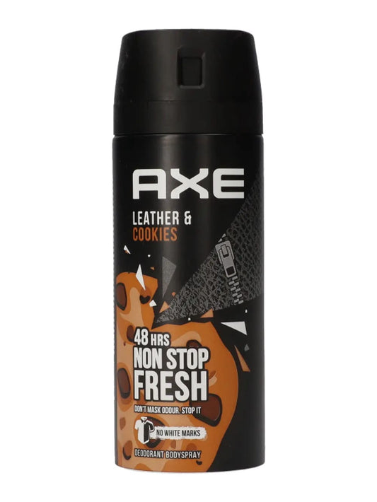 DESODORANTE EN SPRAY AXE LEATHER Y COOKIES