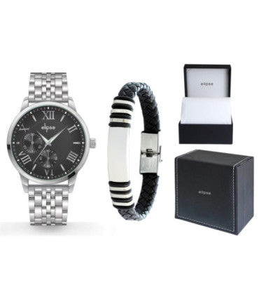 SET RELOJ PLATA Y PULSERA