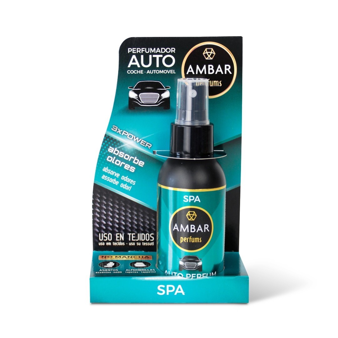 AMBIENTADOR DE COCHE AMBAR EN SPRAY SPA