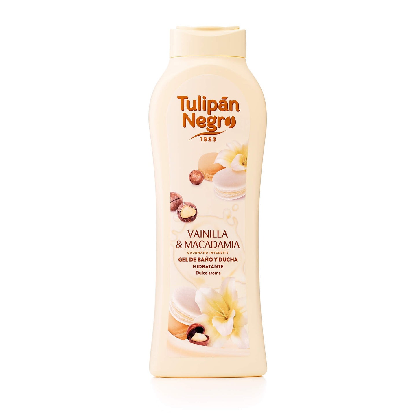 GEL TULIPAN NEGRO VAINILLA Y MACADAMIA